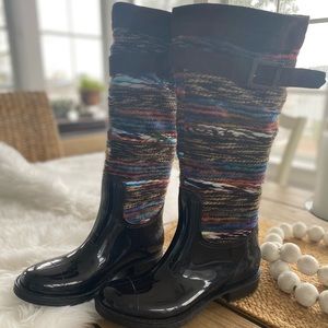 Nomad Fabric Upper Fashion Rainboots